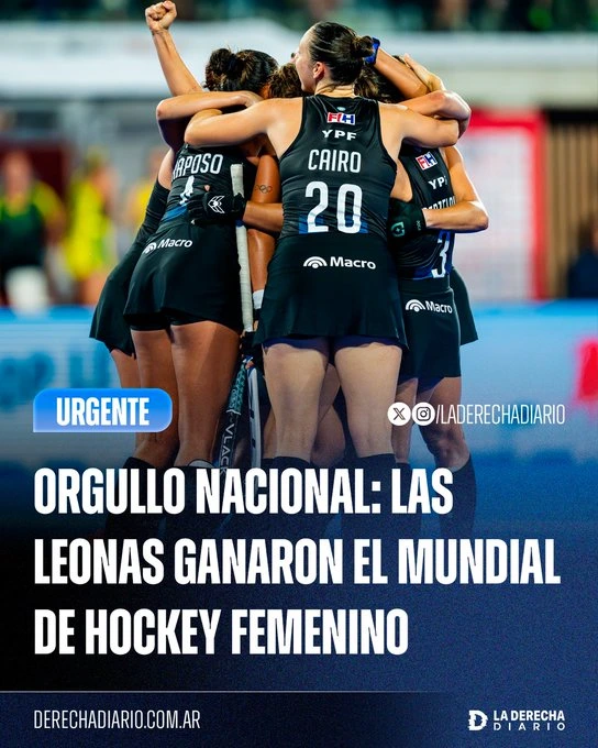 Las Leonas son campeonas del mundial de hockey femenino