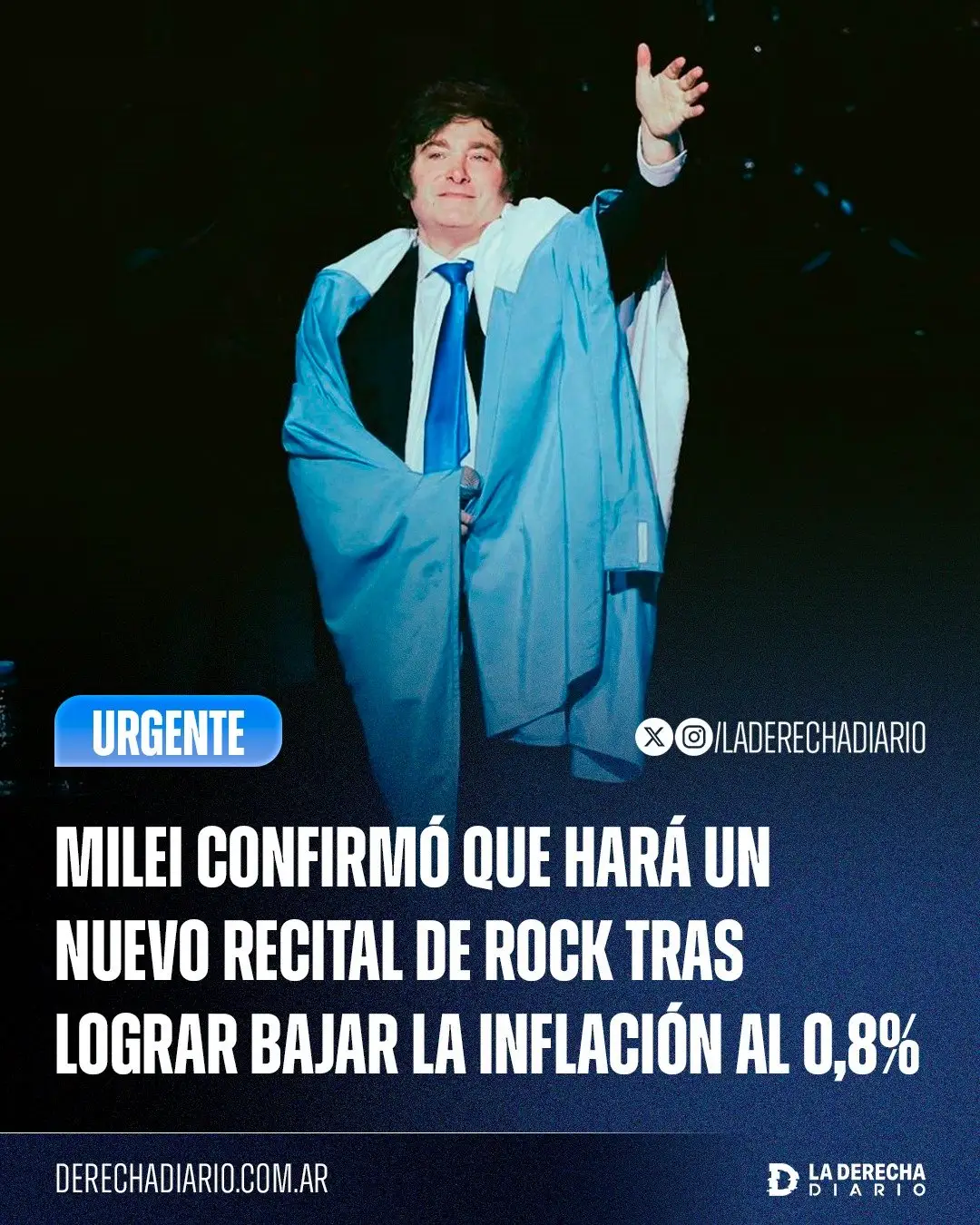 El presidente Javier Milei.