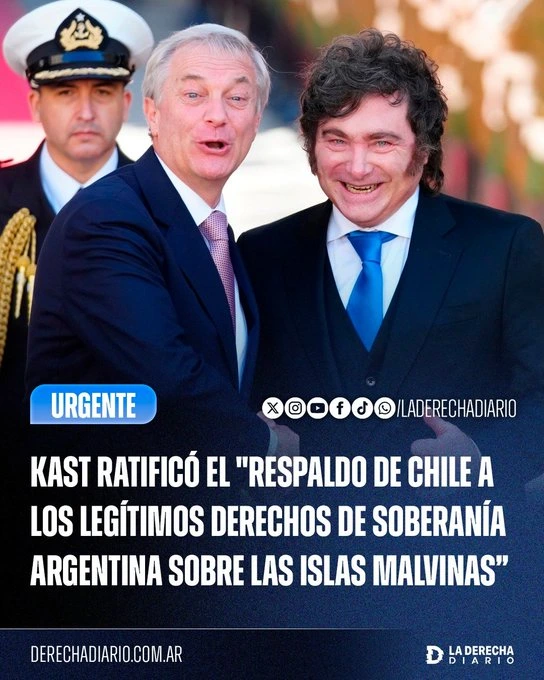 Jose Antonio Kast y Javier Milei