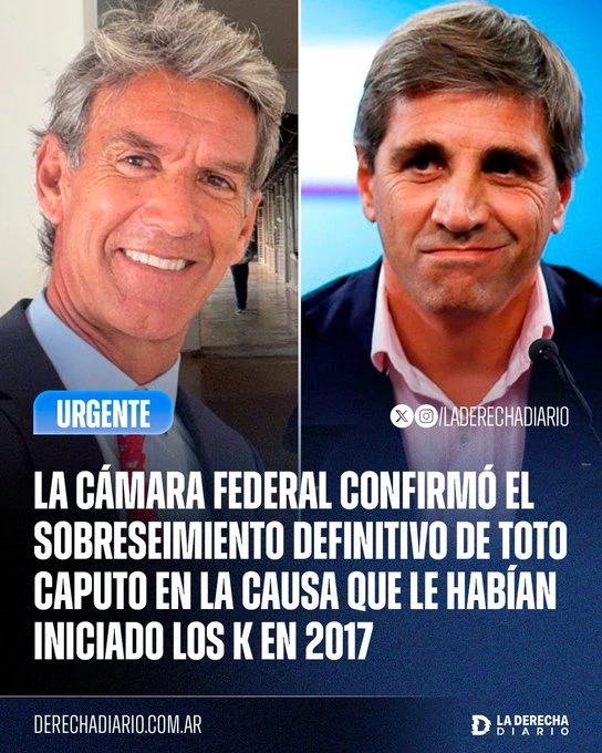 Luis Caputo y Matías Cúneo Libarona