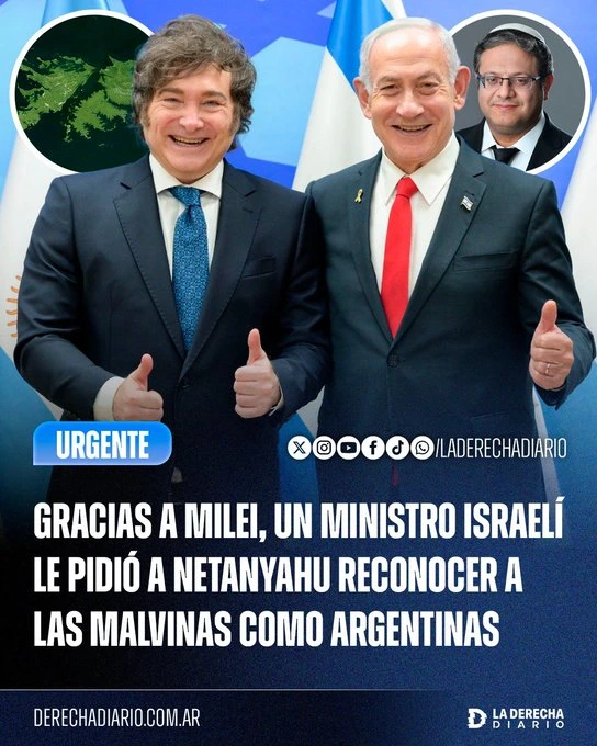 Milei y Netanyahu