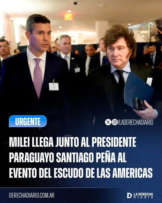The president, Javier Milei
