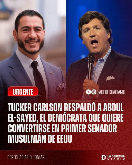 Tucker Carlson salió a respaldar al demócrata Abdul El-Sayed