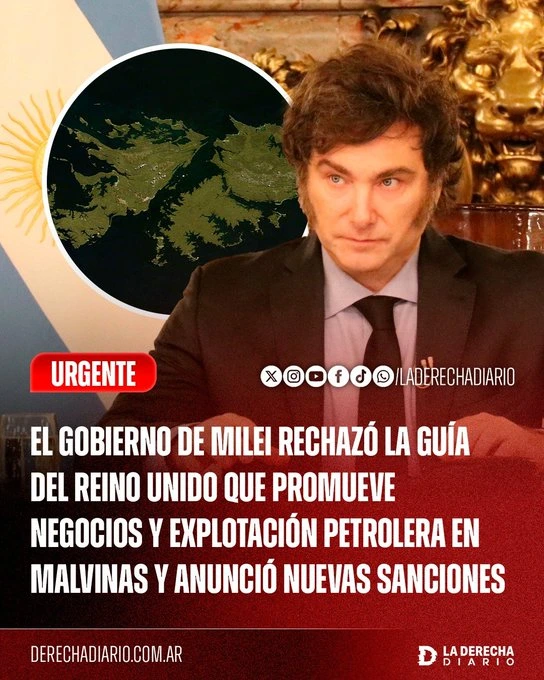 The president, Javier Milei