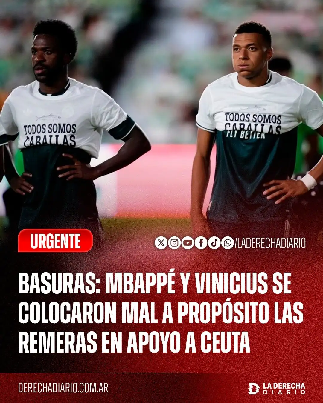 Ambos futbolistas rechazaron apoyar a Ceuta.