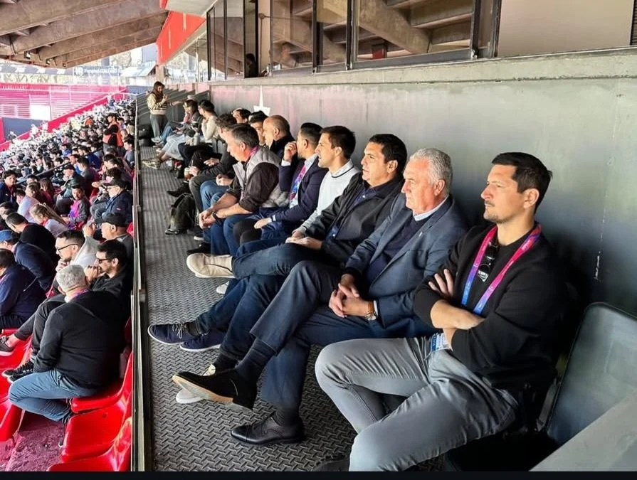 Alfaro went to see the debut of the Paraguay U-19 National Team against Argentina