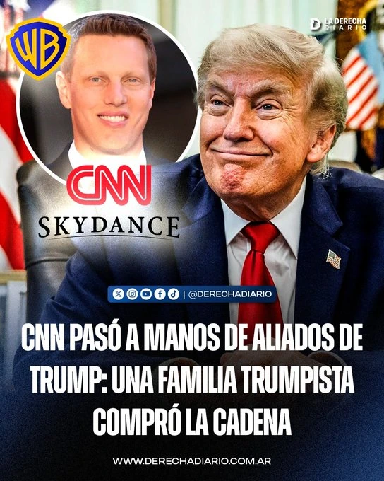CNN paso a manos de aliados de Trump