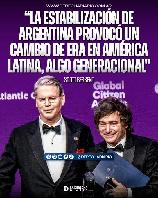 Bessent y Milei