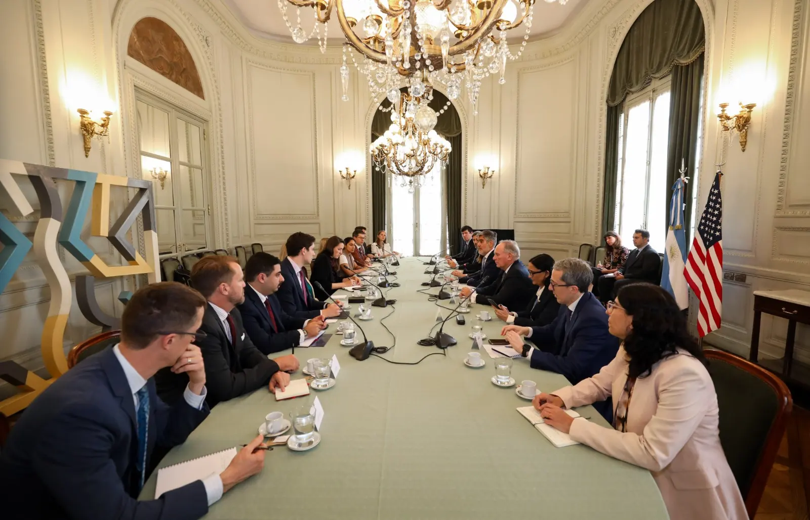 La reunión.