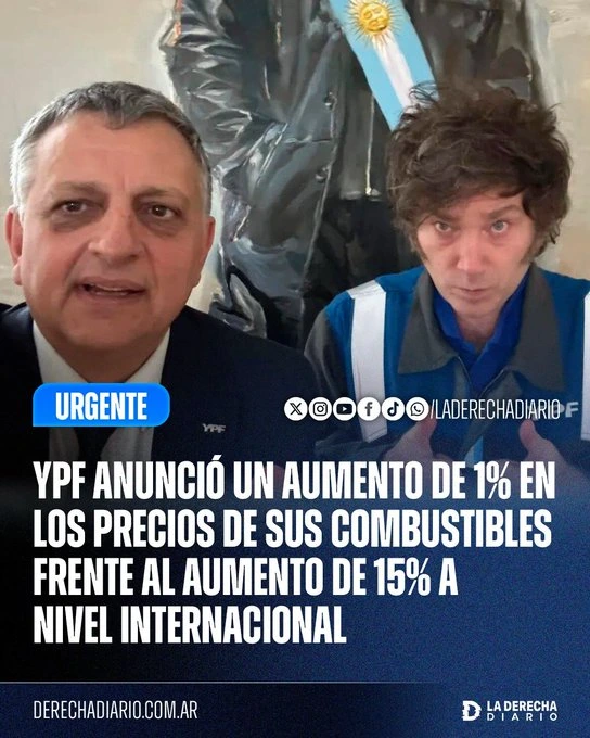 Javier Milei y Horacio Marín