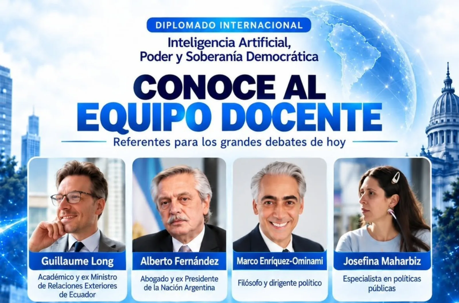 El "diplomado" del Grupo Puebla donde participa Alberto Fernández.