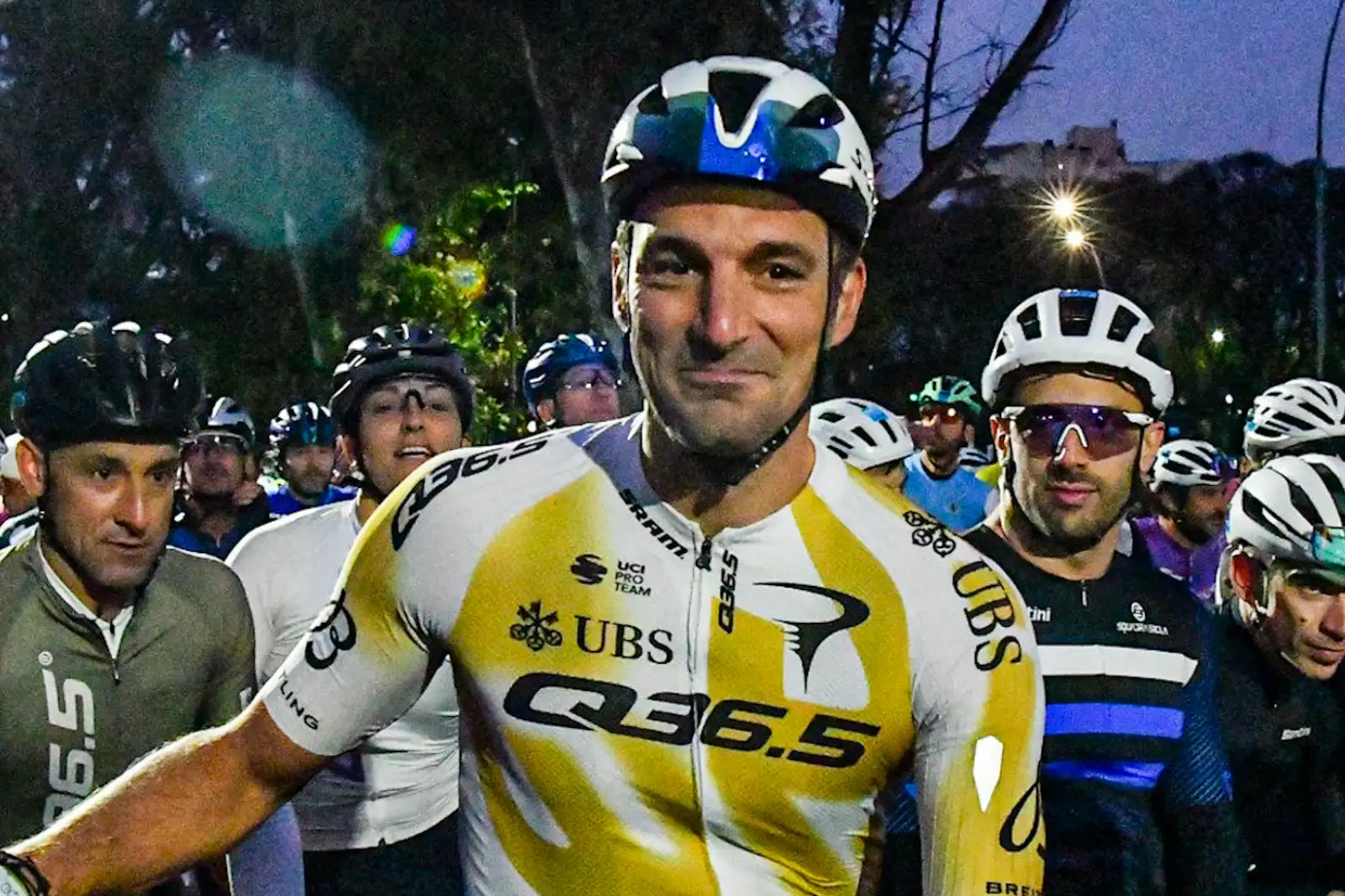 Mientras define su futuro en la Selección, Lionel Scaloni participó en el Gran Fondo de Buenos Aires