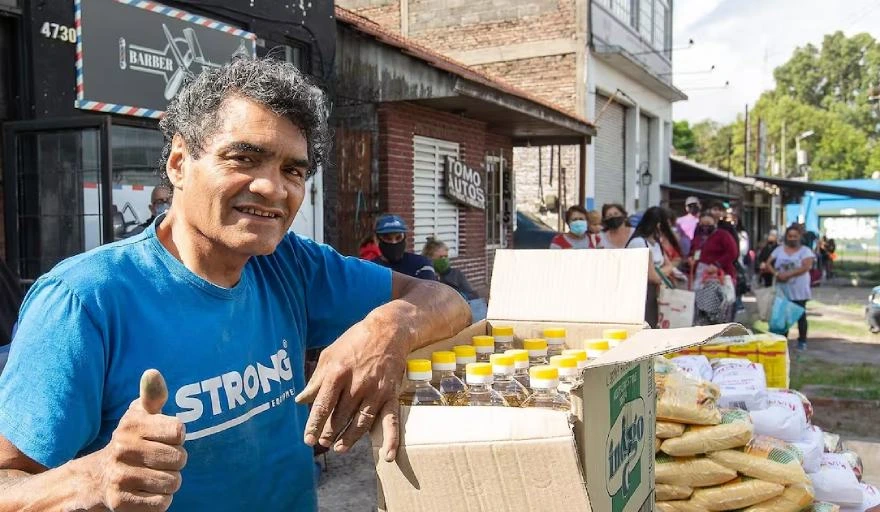 Por fuera del deporte, "Roña" Castro se destacaba por su trabajo solidario