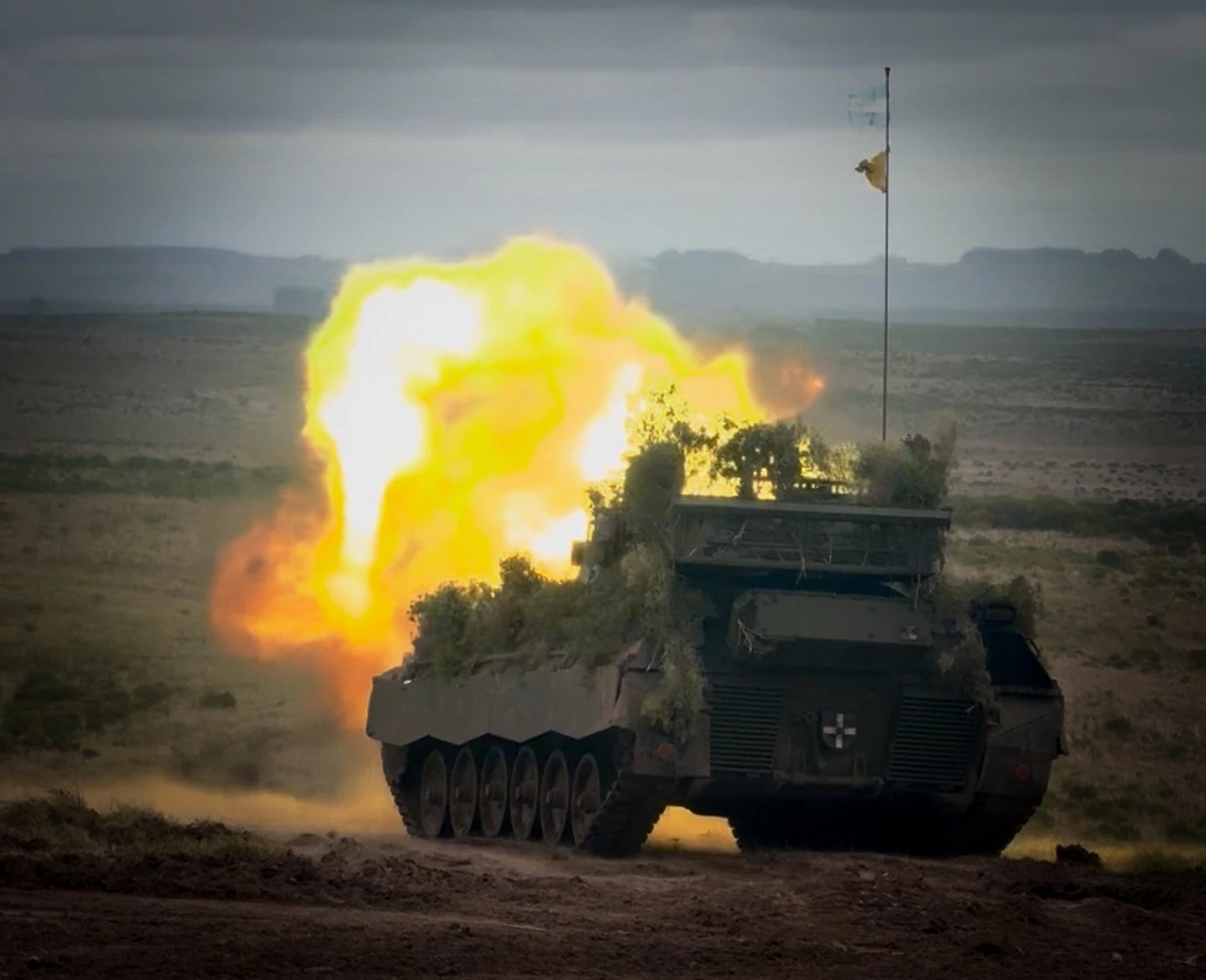 Los tanques TAM 2C-A2 del Regimiento de Caballería de Tanques 8
