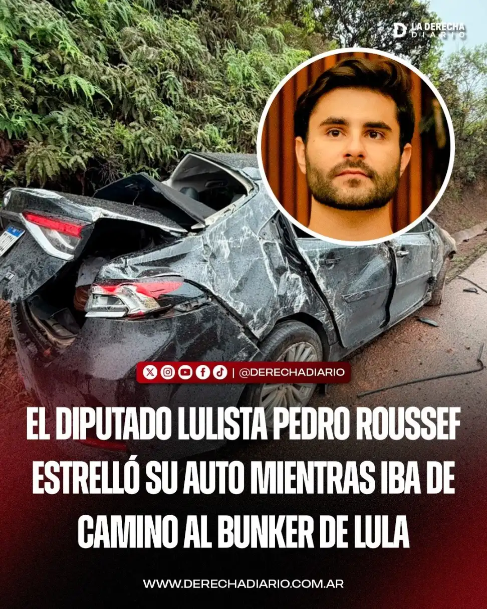 Pedro Roussef sobrino de Dilma Roussef se estrello de camino al bunker.