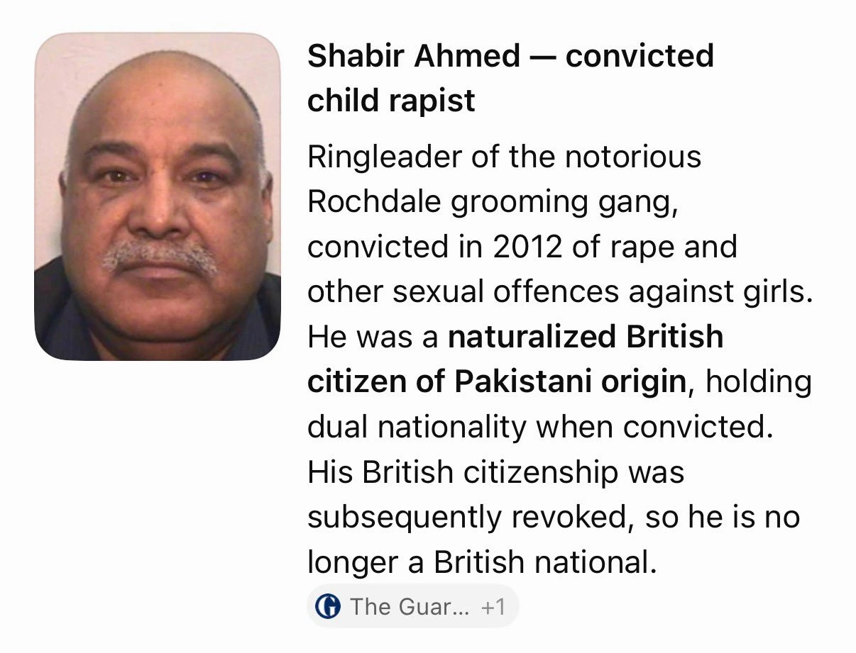 Shabir Ahmed, secuestrador de niños