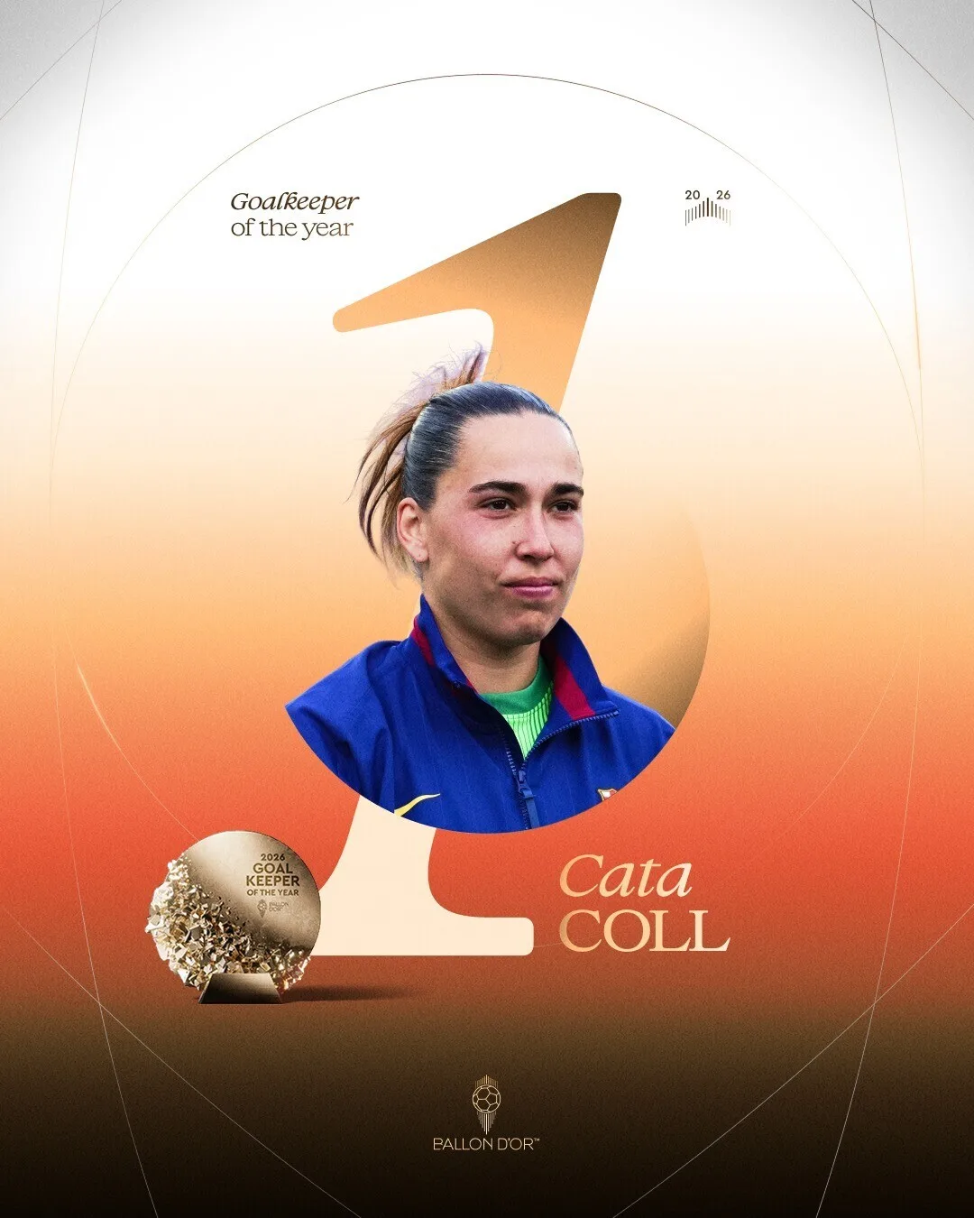 Cata Doll ganó el Trofoe Yashin Femenino