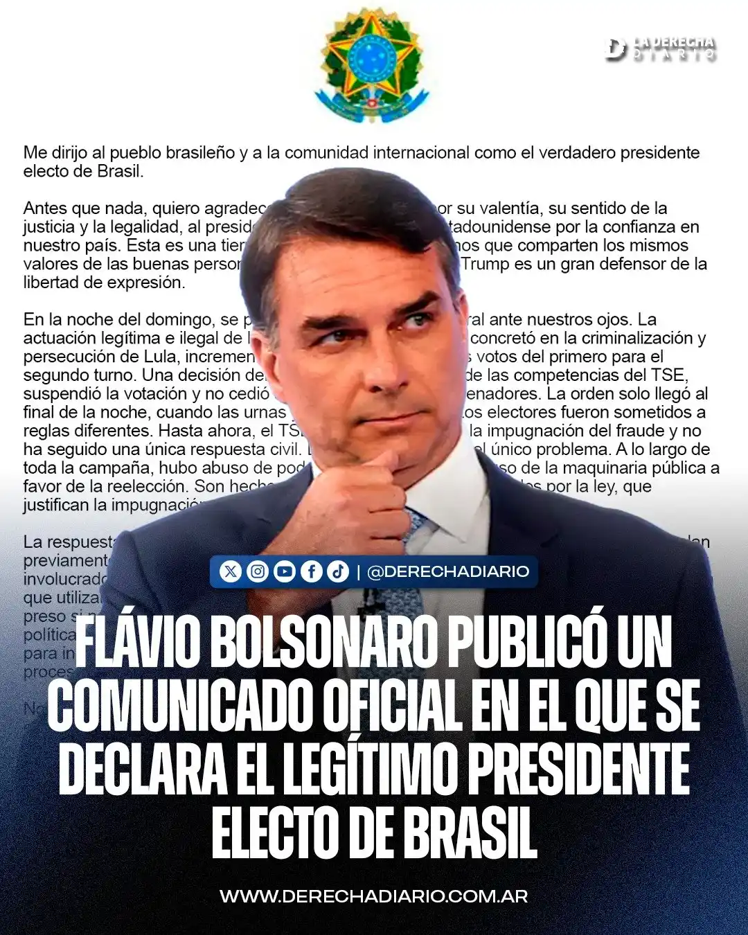 Flavio Bolsonaro.