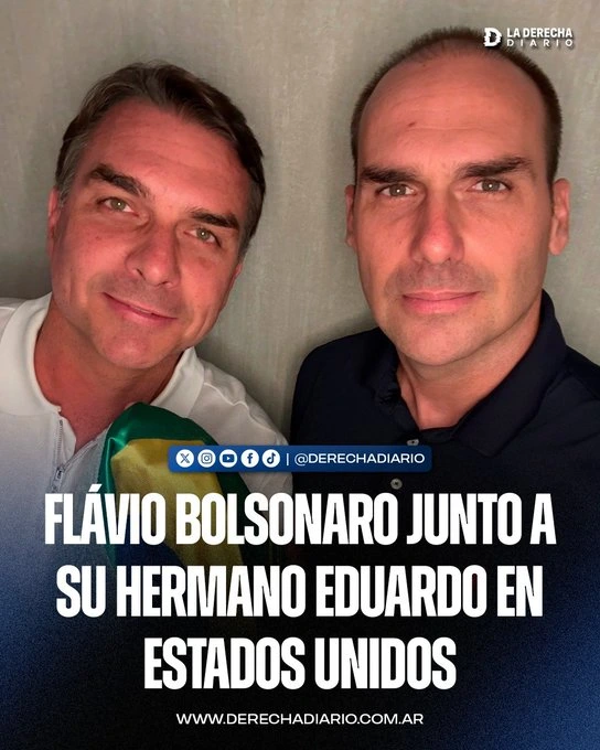 Los hermanos se reencontraron en Estados Unidos.