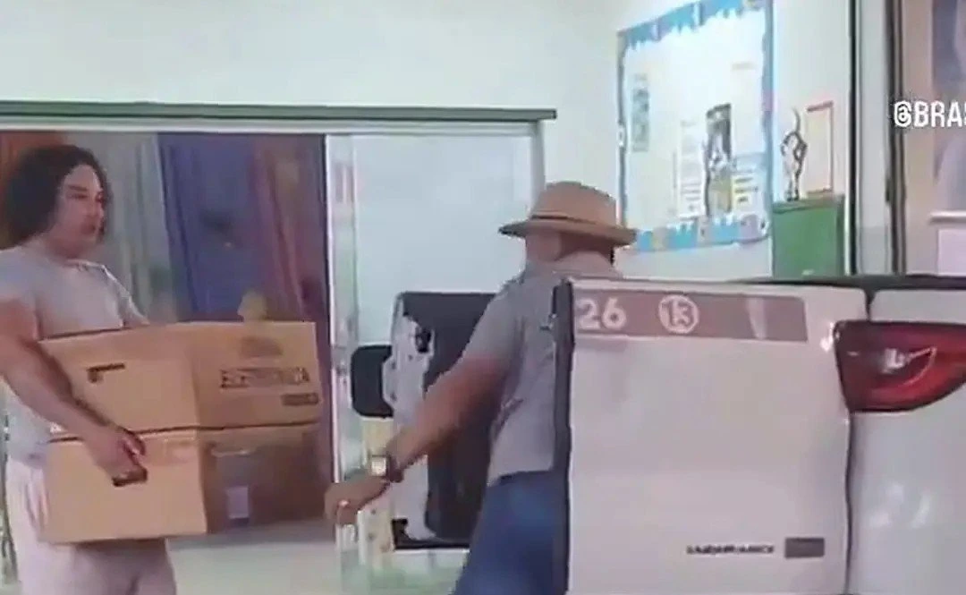 Las imágenes del incidente.