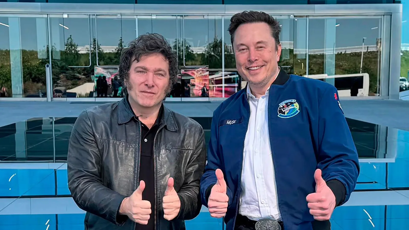 Javier Milei with Elon Musk