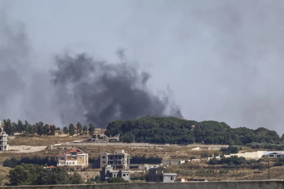 The terrorist group Hezbollah launched more than 50 missiles against Israeli positions in southern Lebanon, killing several people