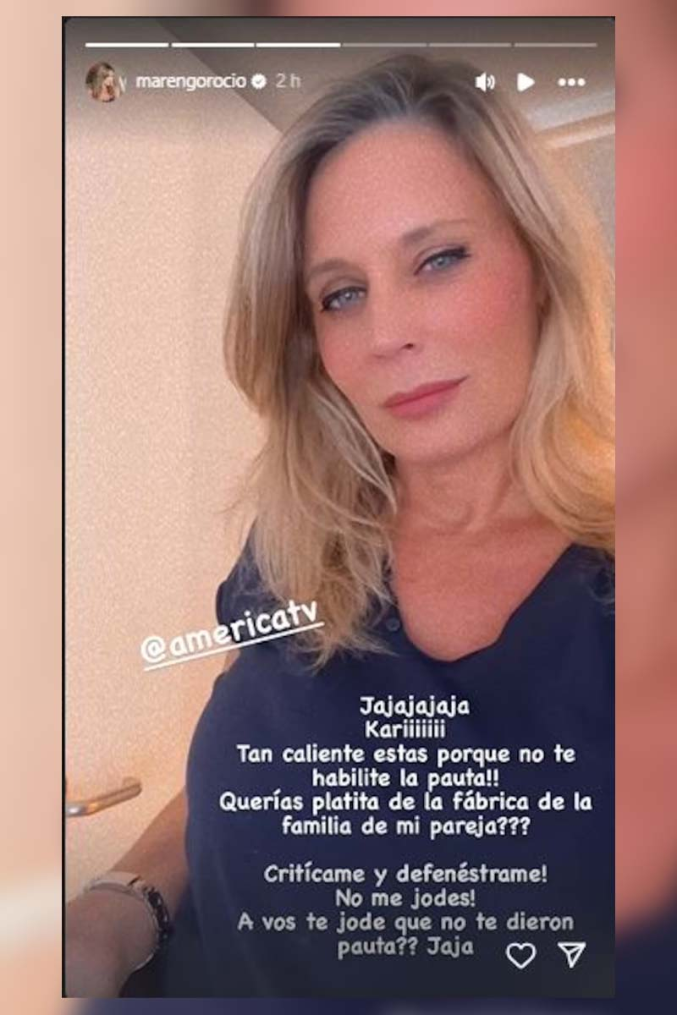 Cómo comenzó la pelea entre Rocío Marengo y Karina Mazzocco