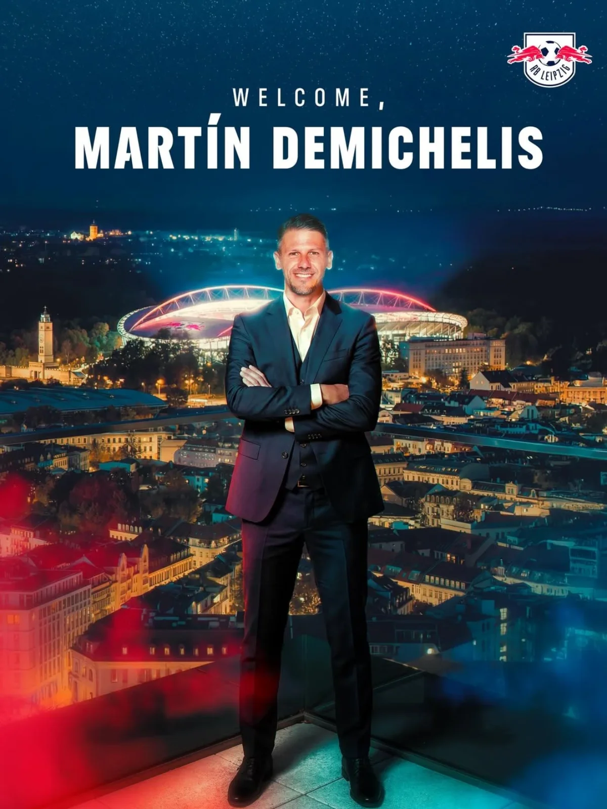 La presentación de Demichelis en RB Leipzig.