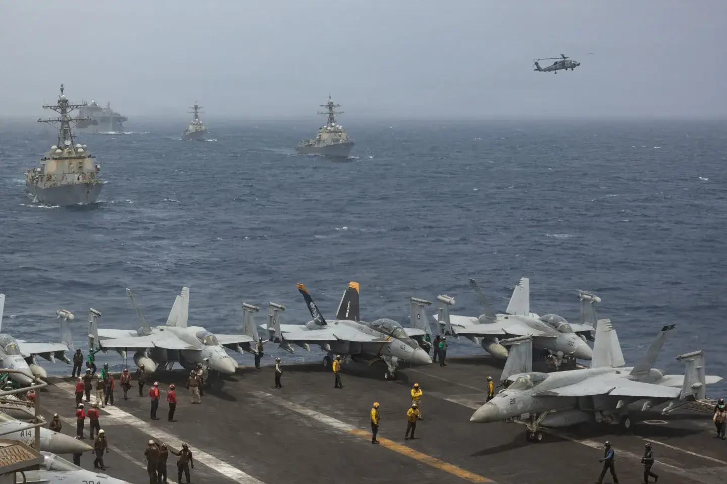 The Trump administration announced that the naval blockade affecting the Strait of Hormuz will be reinstated