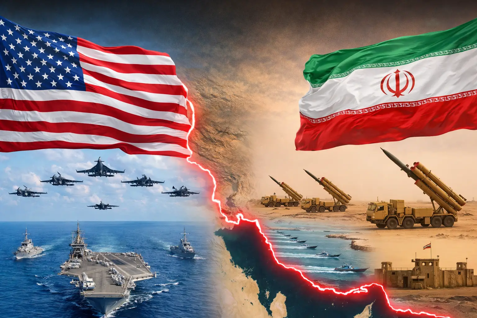 Estados Unidos e Irán.