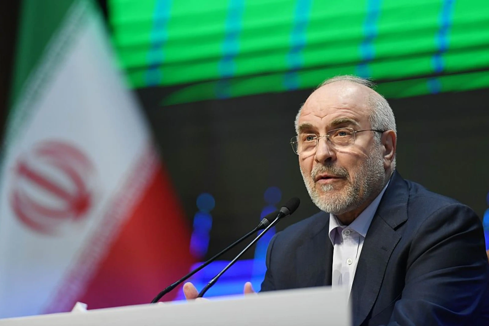The president of the Iranian Parliament stated that conversations with the United States are only taking place through intermediaries