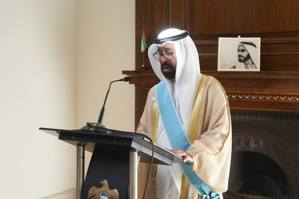 El embajador de Emiratos Árabes Unidos, Saeed Abdulla Al Qemzi