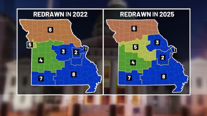 The Missouri map designed in 2026 was blocked for the third time by the Supreme Court