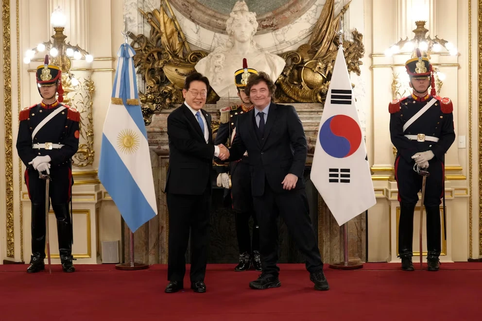 The presidents, Javier Milei and Lee Jae-myung