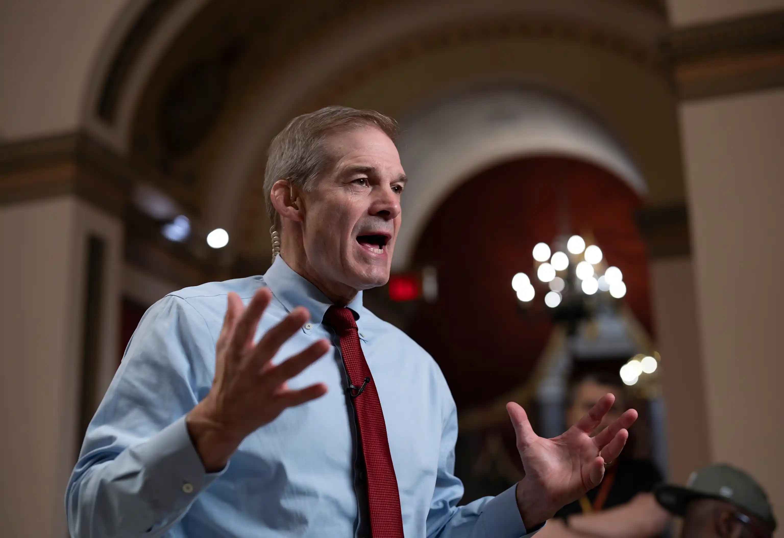 El diputado republicano Jim Jordan, así como muchos otros legisladores del partido fueron afectador por la revisión de Smith de los mensajes de texto