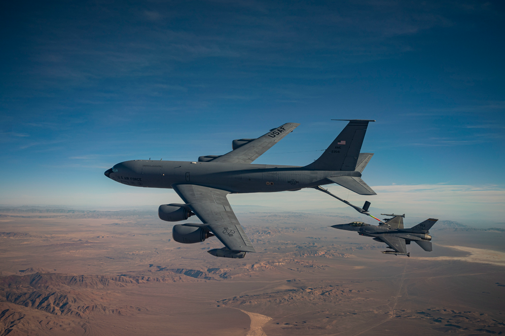 Los aviones Stratotanker.