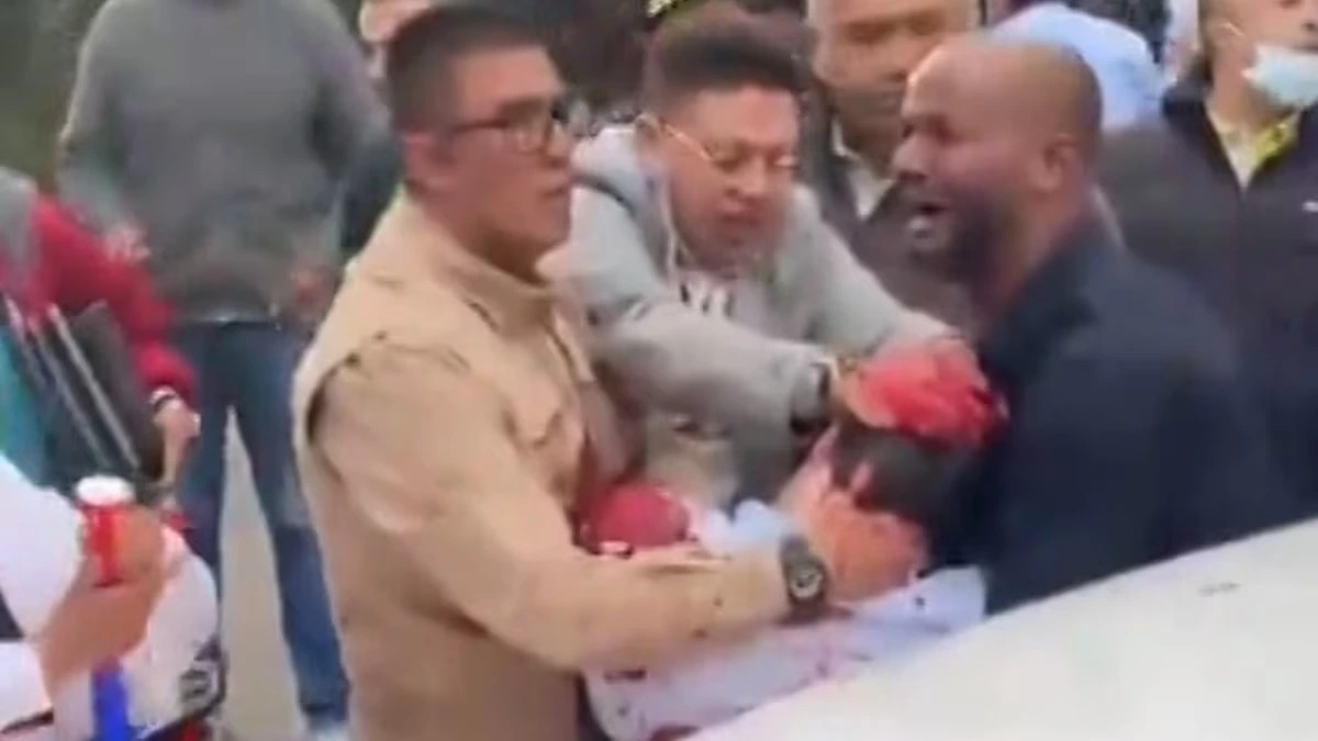 The attack against Miguel Uribe Turbay.