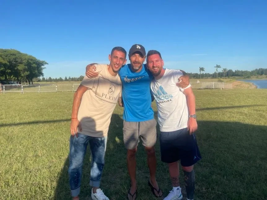Kily González mantiene una buena relación con Lionel Messi