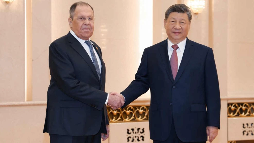 The Russian Foreign Minister held a meeting with Chinese President Xi Jinping