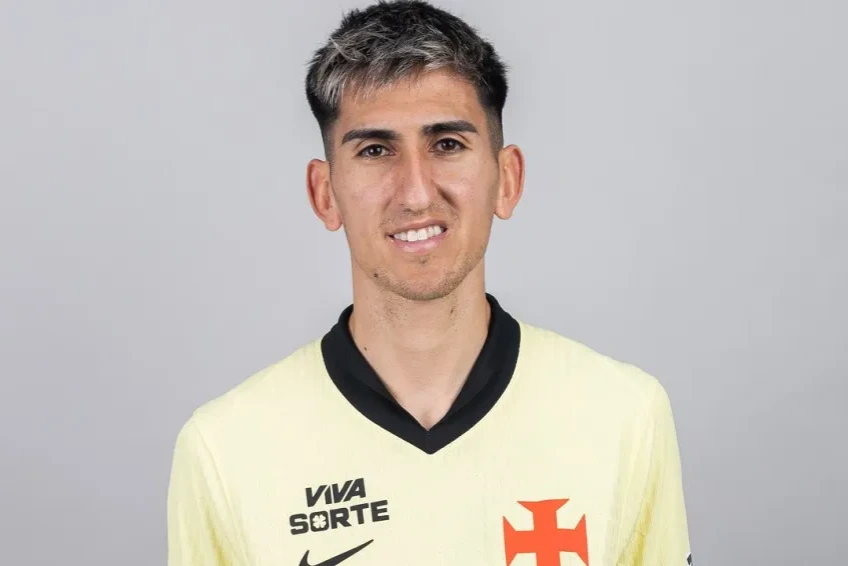 Alan Lescano fue incluido por Vasco da Gama en la lista de buena fe para la serie ante Boca por la Copa Sudamericana