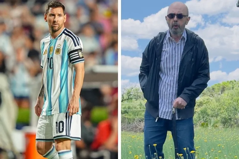 The unexpected tribute from Lionel Messi to the left-handed Indio Solari during the World Cup