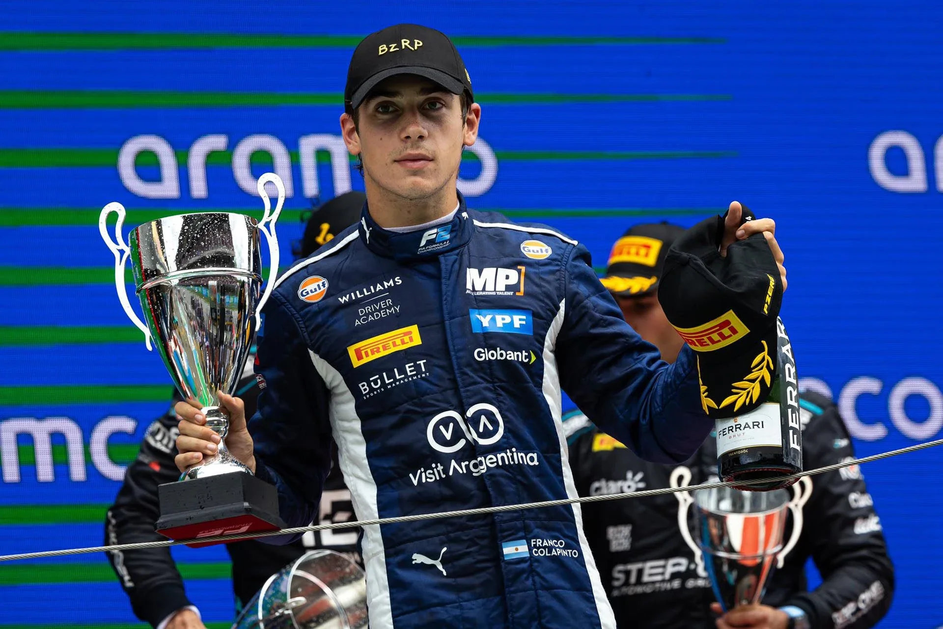 Shortly before moving up to Formula 1 with Williams, Franco Colapinto achieved a second place in F2