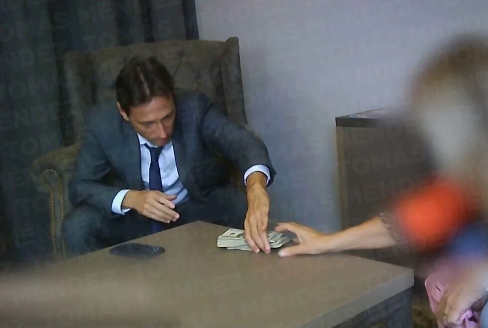 Moretti said that the money he received was for a payment of personal debts