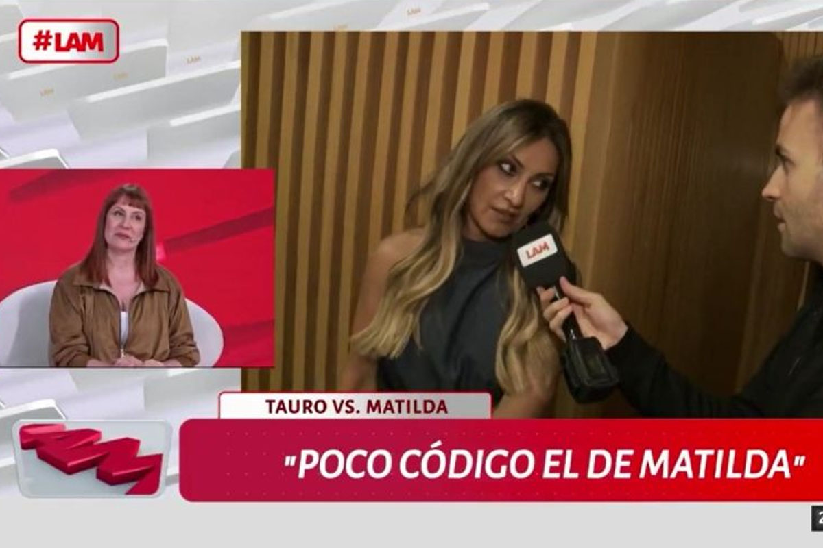 Marcela Tauro volvió a quedar en el centro de la polémica tras apuntar contra Matilda Blanco