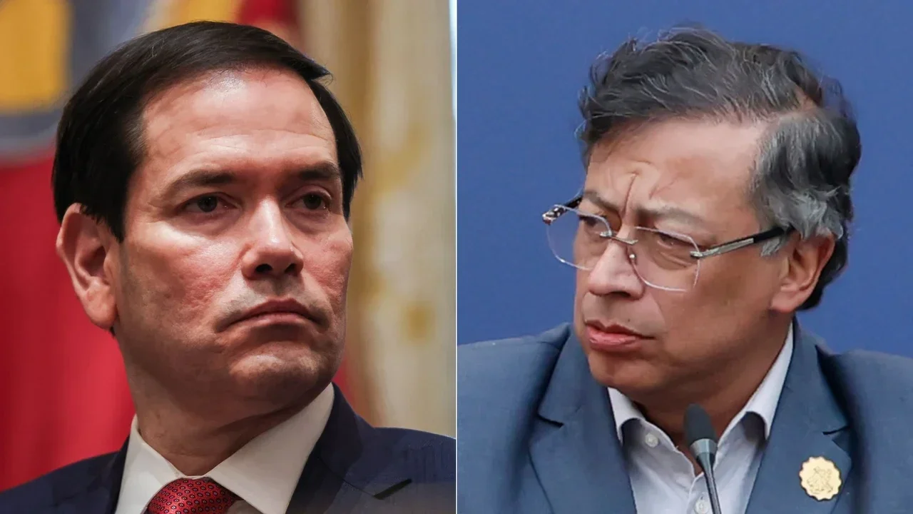 Marco Rubio and Gustavo Petro.