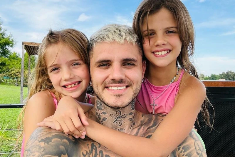 Se conoció la razón por la que Mauro Icardi negó la salida de Italia de sus hijas: "