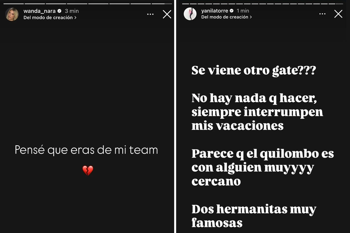 La reacción de Yanina Latorre al mensaje de Wanda