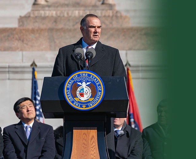Mike Kehoe, Republican governor of the state of Missouri