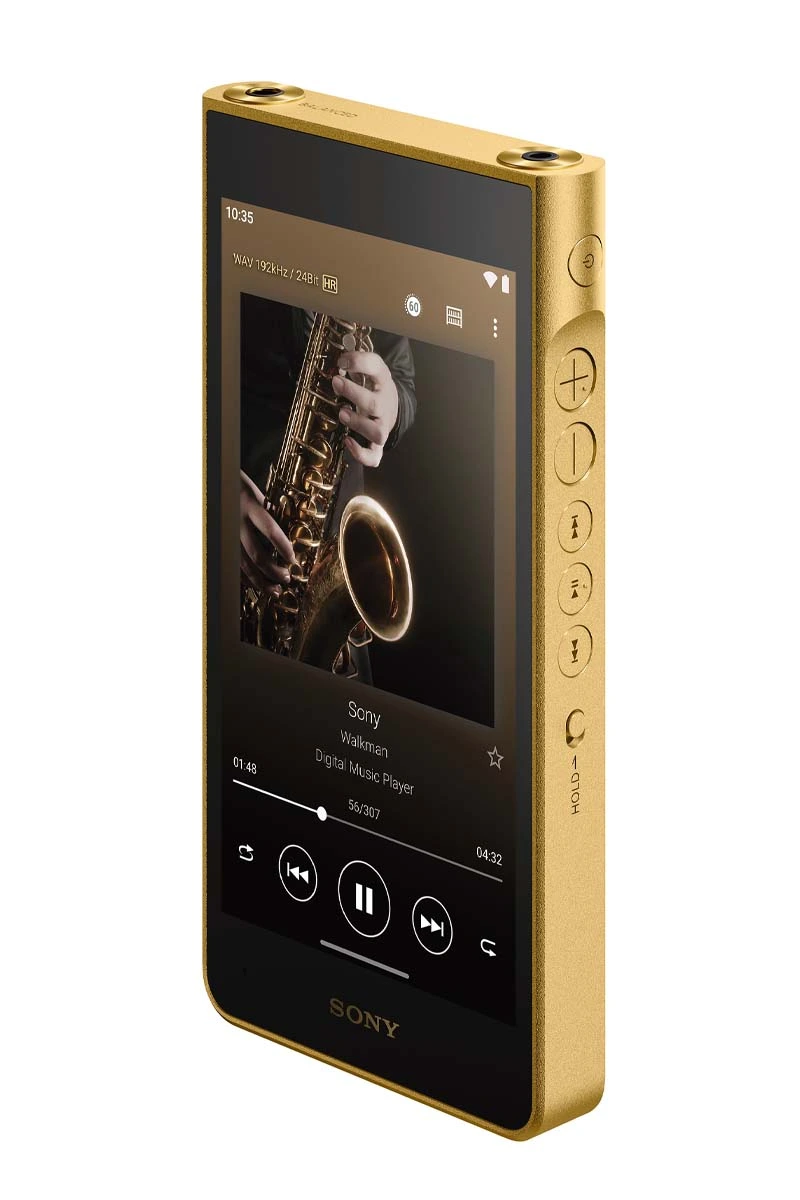 Cómo es el Walkman bañado en oro de Sony