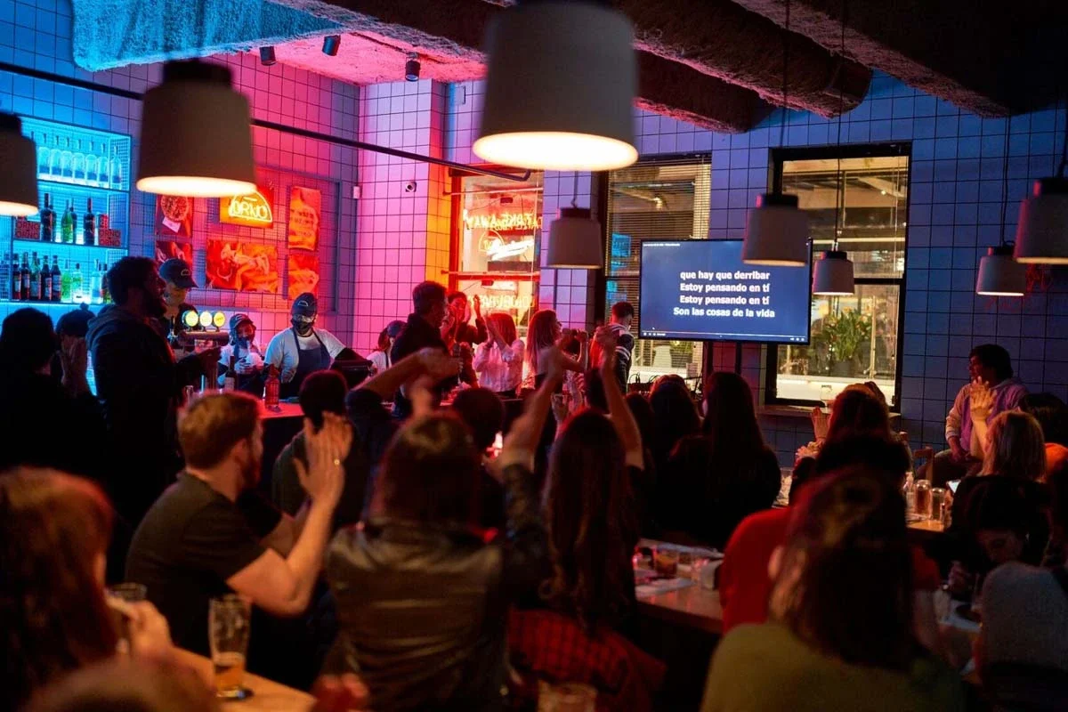 Giant screens, raffles, and foosball to experience the World Cup